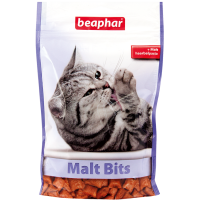 Beaphar Подушечки Malt Bits для выведения шерсти из желудка 35г